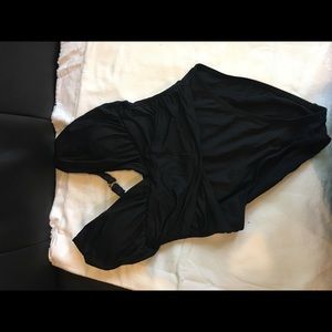 One piece swimsuit, black, La Blanca,size 10